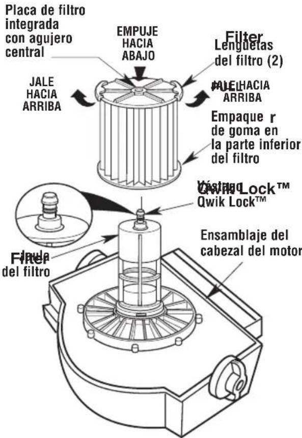 Craftsman CMXEVBE17925 - Instalación del filtro - 1