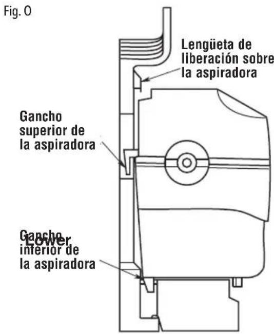 Craftsman CMXEVBE17925 - Suspensión de la aspiradora en el armazón de almacenamiento (Fig. L, M, N, O & P) - 4