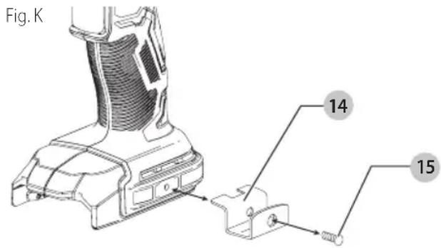 Craftsman CMCS600D1 - Versatrack™ (Fig. K) - 1