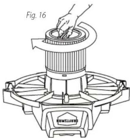 Craftsman CMXEVBCB1260L - A VERTISSEMENT: TOUJOURS DÉBRANCHER LA PRISE MURALE AVANT DE RETIRER LE COUVERCLE DE LA CUVE. - 3