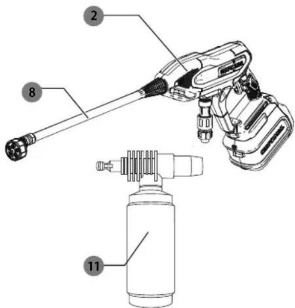 Craftsman CMCPW350 - Composants - 1