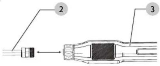 Craftsman CMEPW2100 - Fixer la lance d'arrosage (Fig. H) - 1