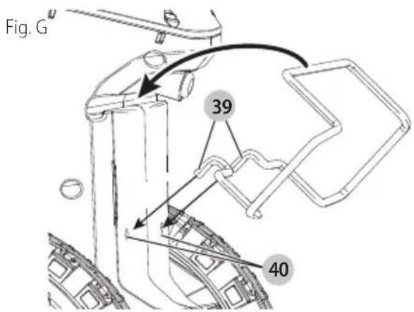 Craftsman CMEPW2100 - Rangement du cordon d'alimentation (Fig. G) - 1