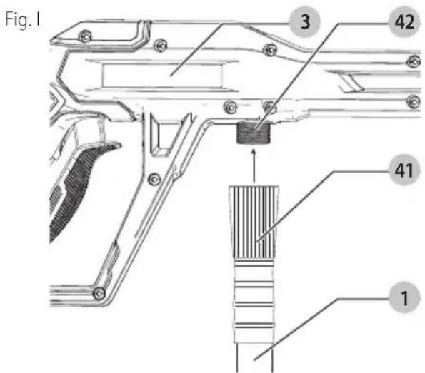 Craftsman CMEPW2100 - Conexión de Manguera de Jardín (Fig. K) - 1