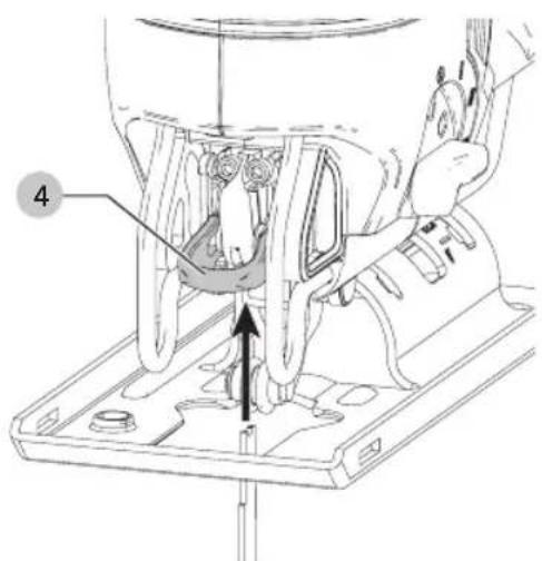 Craftsman CMES612 - Instalación de la Hoja (Fig. B) - 1