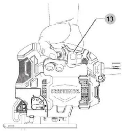 Craftsman CMES612 - Adjusting the Shoe for Bevel Cuts (Fig. A, C, D) - 2