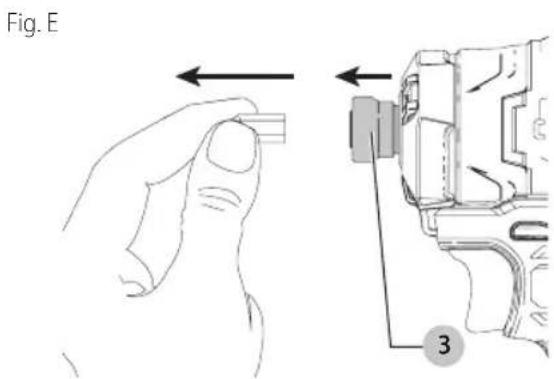 Craftsman CMCF820D2 - Mandrin automatique (Fig. A, D, E) - 2