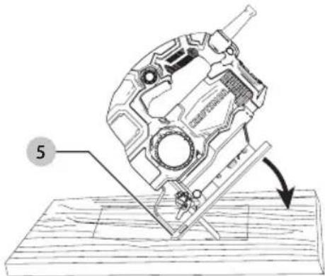 Craftsman CMES610 - Coupe de poche (Fig. H, I) - 1