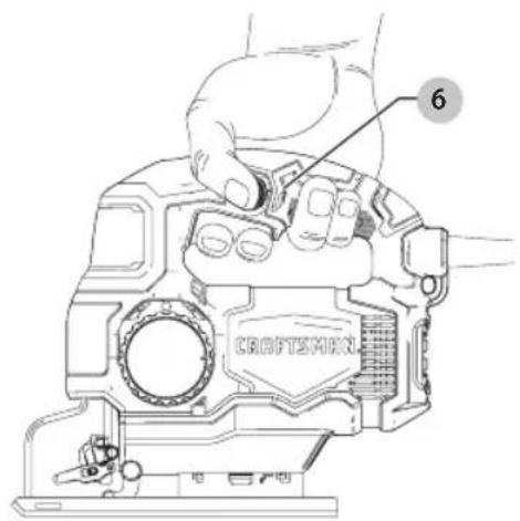 Craftsman CMES610 - Posicion Adecuada de las Manos (Fig. E) - 1