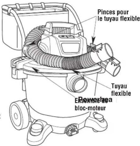 Craftsman CMXEVBE17656 - Rangement du tuyau flexible (Fig. P) - 1