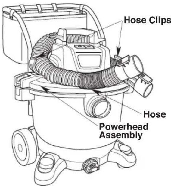 Craftsman CMXEVBE17656 - Hose Storage (Fig. P) - 1