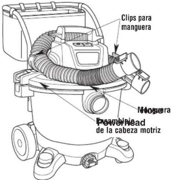 Craftsman CMXEVBE17656 - Almacenamento de la manguera (Fig. P) - 1