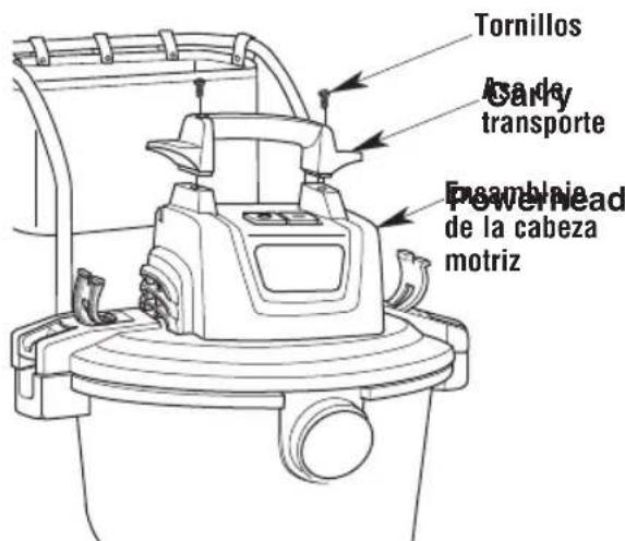 Craftsman CMXEVBE17656 - Montaje del asa de transporte (Fig. L) - 1