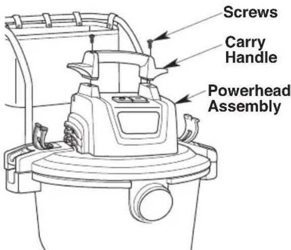 Craftsman CMXEVBE17656 - Carry Handle Assembly (Fig. L) - 1