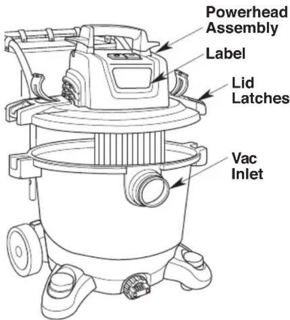 Craftsman CMXEVBE17656 - Powerhead Assembly (Fig. M) - 1