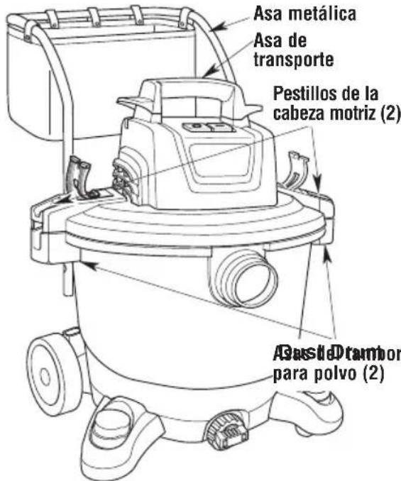 Craftsman CMXEVBE17656 - Transporte de la aspiradora para mojado/seco (Fig. T) - 1