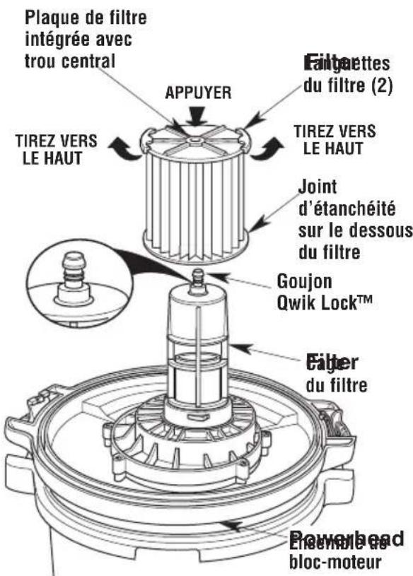 Craftsman CMXEVBE17656 - Installation du filtré - 1