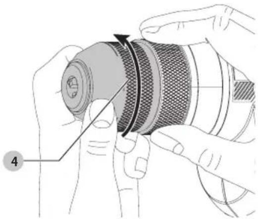 Craftsman CMED731 - Inserción de una Broca u Otro Accesorio (Fig. B) - 1