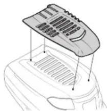 Craftsman CMXGRAM201301 - Attaching the Hood Topper (If Necessary/If Equipped) - 1
