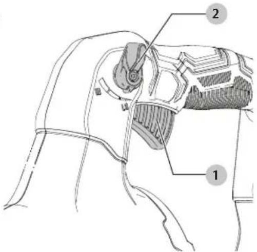 Craftsman CMCBL760E1 - Switching On (Fig. A, D, E) - 1