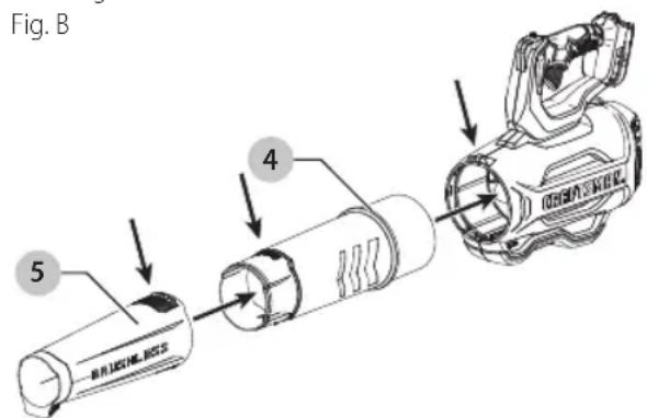 Craftsman CMCBL720D2 - Para ensamblar tubos de soplador - 1