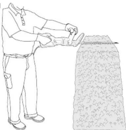 Craftsman CMEHTS822 - Posicion de Trabajo (Fig. H) - 1