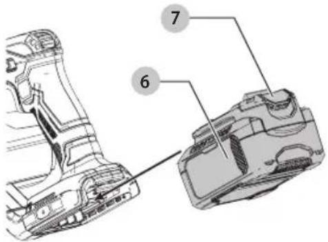Craftsman CMCBL0100B - Installing and Removing the Battery Pack (Fig. D) - 1