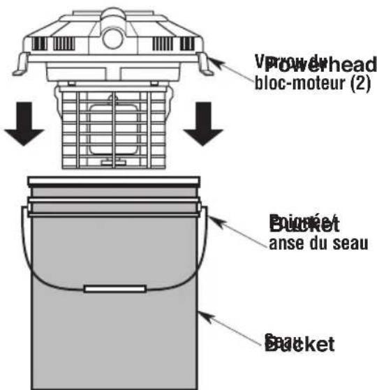 Craftsman CMXEVBE17678 - Montage du bloc-moteur (Figs. E &amp; F) - 1
