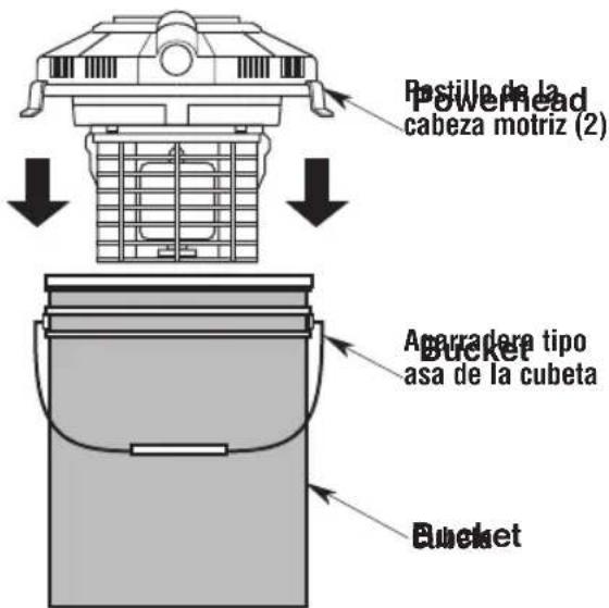 Craftsman CMXEVBE17678 - Montaje de la cabeza motriz (Figs. E & F) - 1