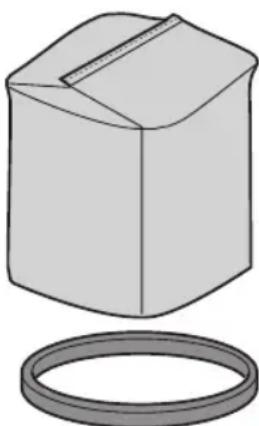 Craftsman CMXEVBE17678 - Sac filtrant de rechange (Fig. R) - 1