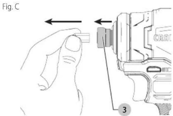 Craftsman CMCF810C1 - Portabrocas de Liberación Rápida (Fig. A-C) - 2