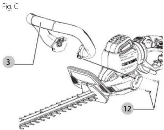 Craftsman CMEHTS824 - Conexión de Protección a Podadora (Fig. B) - 2