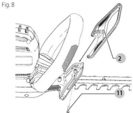 Craftsman CMEHTS824 - Fixer l'anse (Fig. C) - 1