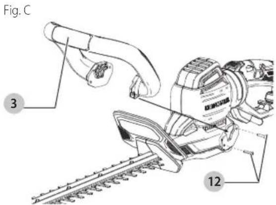 Craftsman CMEHTS824 - Fixer l'anse (Fig. C) - 2