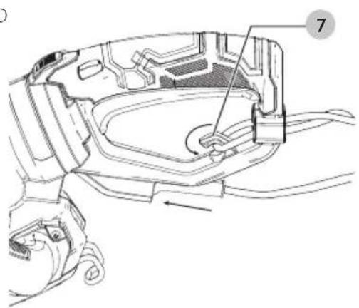 Craftsman CMEHTS824 - Conexión de un Cable Prolongador a la Podadora (Fig. A, D) - 1