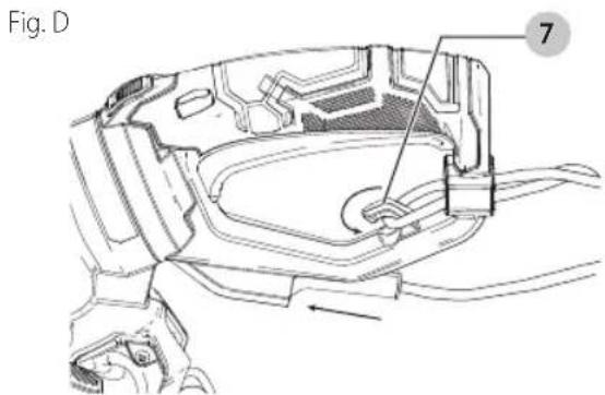 Craftsman CMEHTS824 - Raccordement de la rallonge au taille-haie (Fig. A, D) - 1