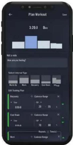 Bryton Rider S500 - Planifier un entraînement avec l'application « Bryton Active » - 1