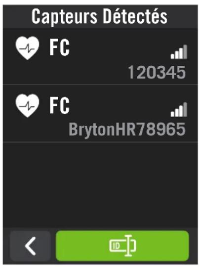 Bryton Rider S500 - Appairer les capteurs - 1