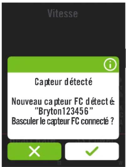 Bryton Rider S500 - Appairer les capteurs - 2