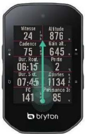 Bryton Rider S500 - Écran tactile - 1