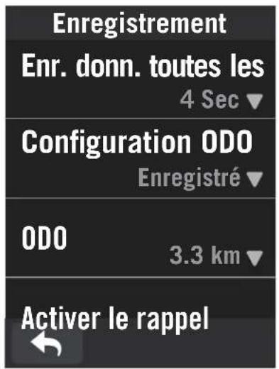 Bryton Rider S500 - Enregistrement - 1