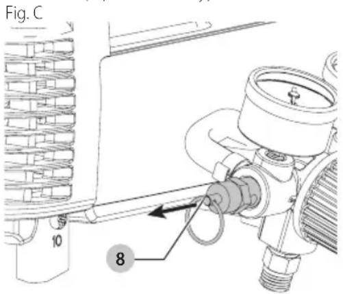 Craftsman CMEC6150 - Vérification de la soupape de sûreté (Fig. C) - 1
