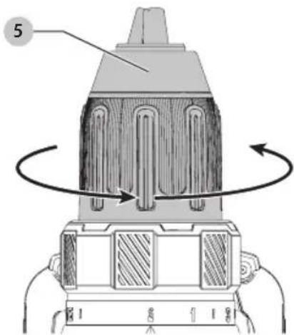 Craftsman CMCD701C2 - Mandrin auto-serrant (Fig. G) - 1