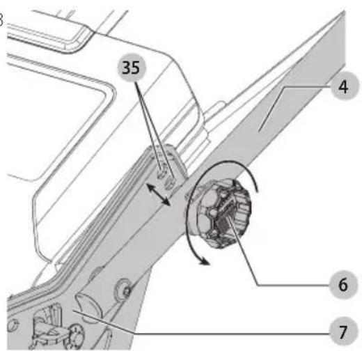 Craftsman CMCMW270P2 - Ajuste de la Altura de la Manija (Fig. B) - 1