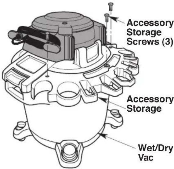 Craftsman CMXEVBE17606 - Accessory Storage Assembly (Fig. E) - 1