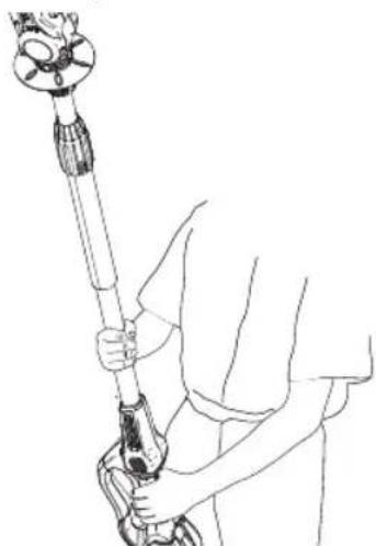 Craftsman CMCPHT818B - Working Position (Fig. D) - 1