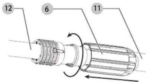Craftsman CMCPHT818B - Desconexión de Módulo de Cabeza de Podadora (Fig. B) - 1