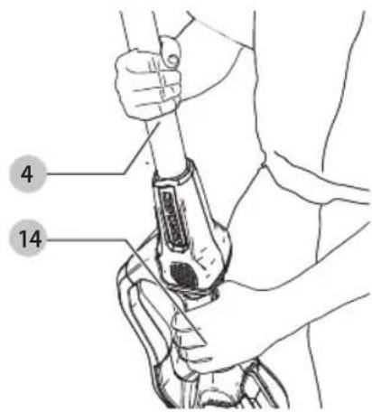 Craftsman CMCPHT818B - Posicion Adecuada de las Manos (Fig. A, D) - 1