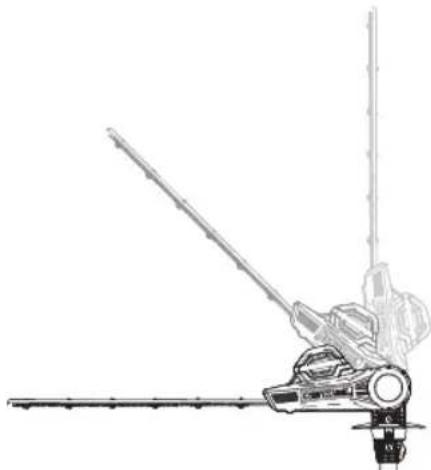 Craftsman CMCPHT818B - Pivoting the Trimmer Head (Fig. A, E) - 1