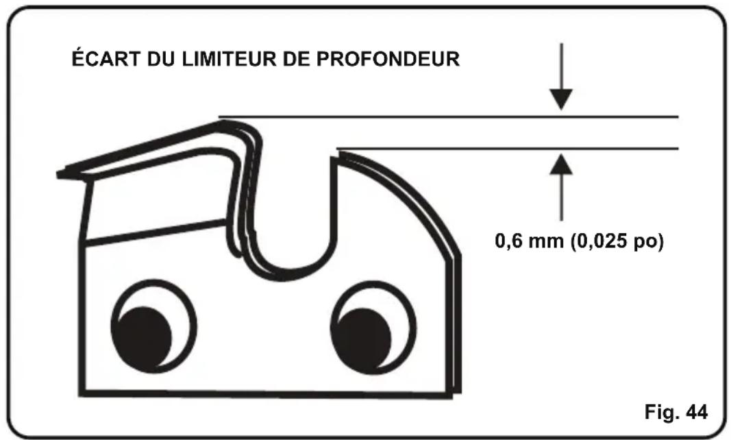 LawnMaster CS1216 - ENTRETIEN DE LA CHÂINE (voir fig. 44) - 1